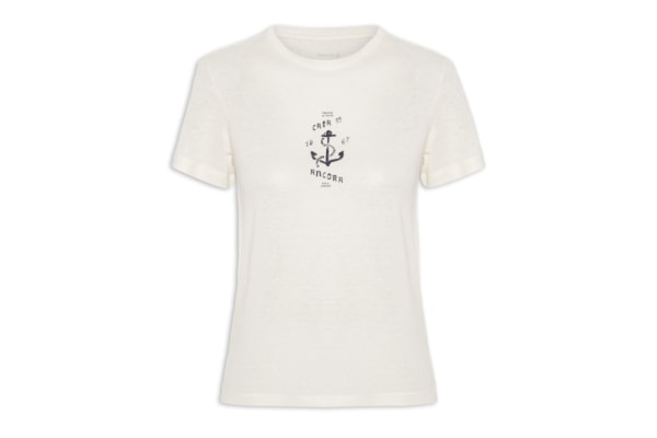 Camiseta Feminina Casa Da Ancora - Branco