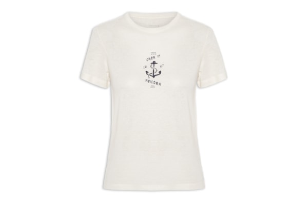 Camiseta Feminina Casa Da Ancora - Branco