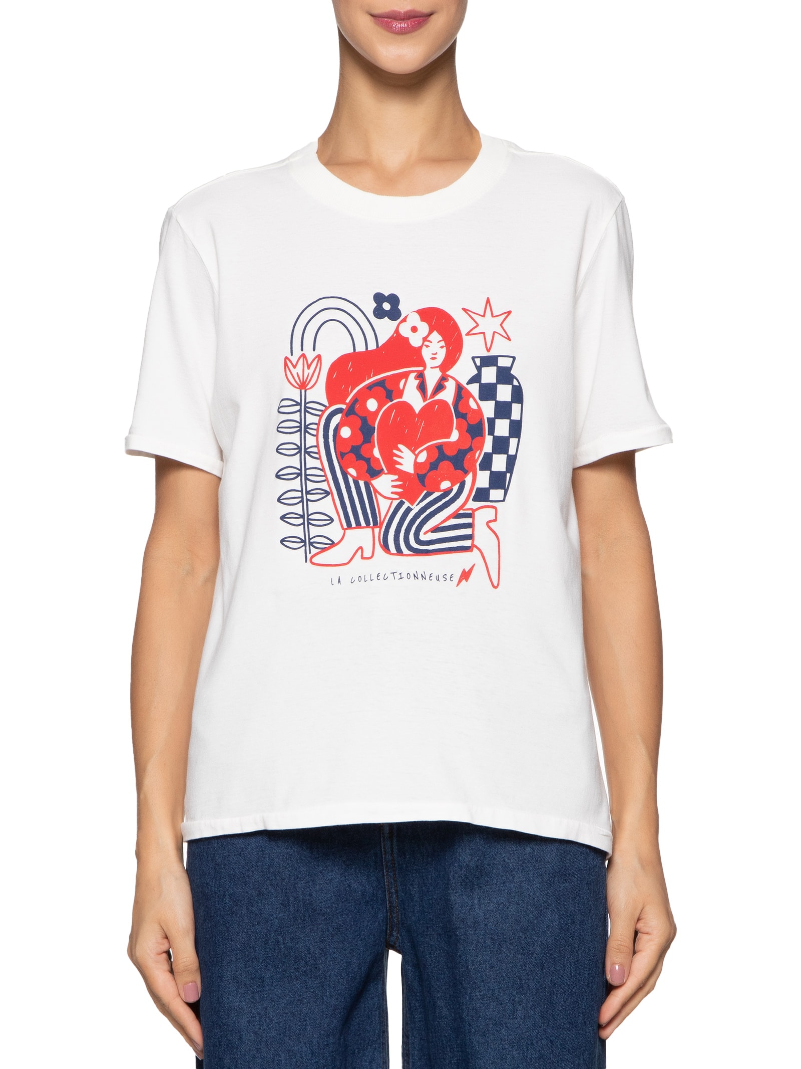 Camiseta Feminina Classic Collectionneuse Branco Cantão