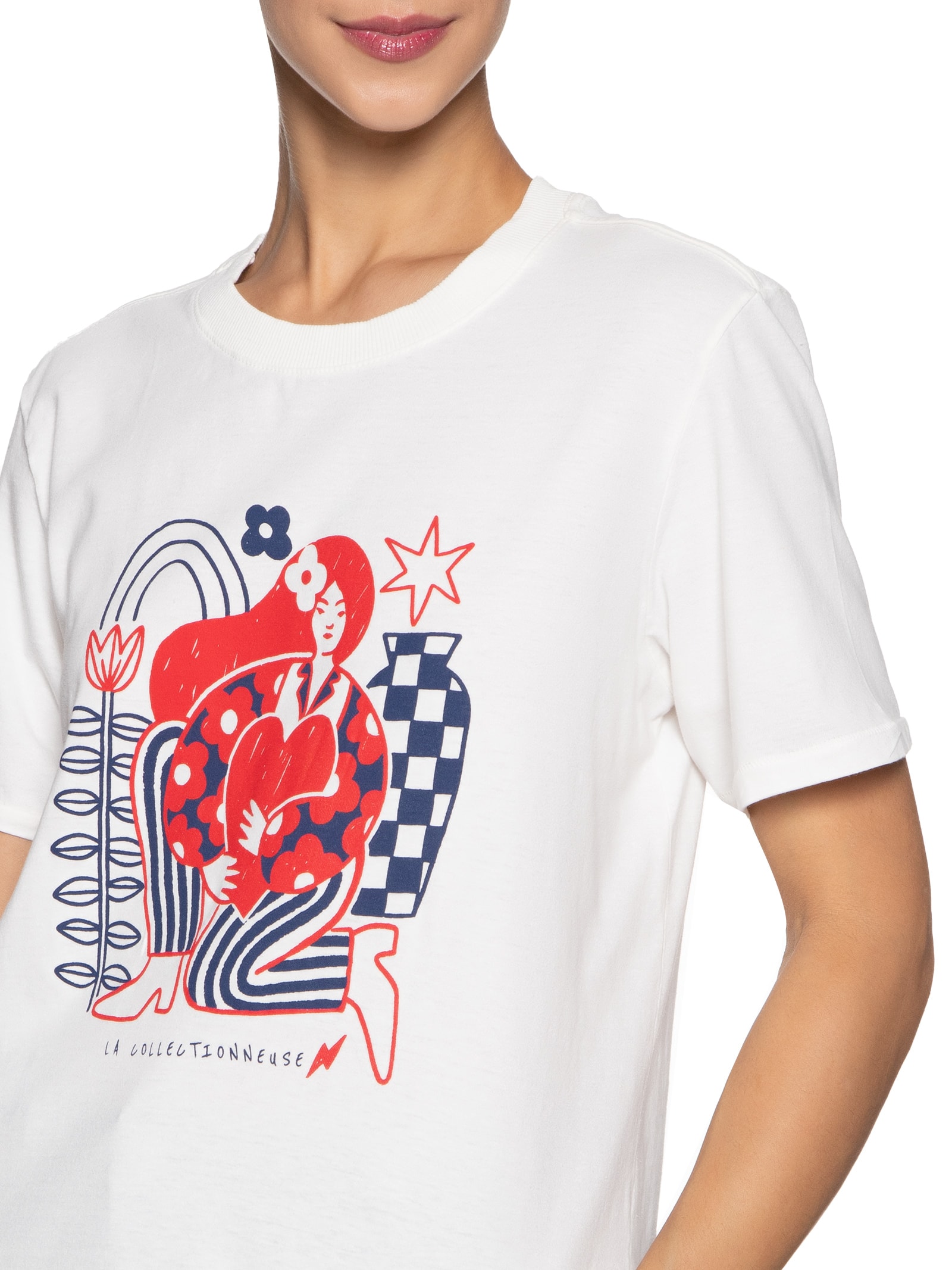 Camiseta Feminina Classic Collectionneuse Branco Cantão