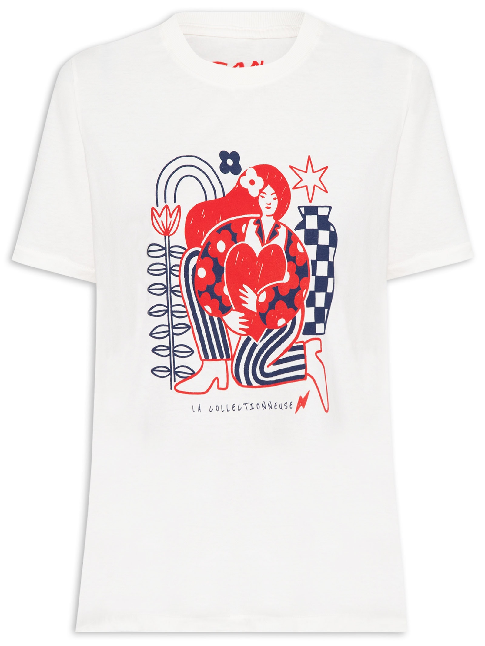 Camiseta Feminina Classic Collectionneuse Branco Cantão