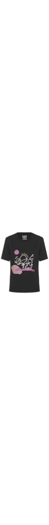 Camiseta Feminina Classic Fuerza - Preto