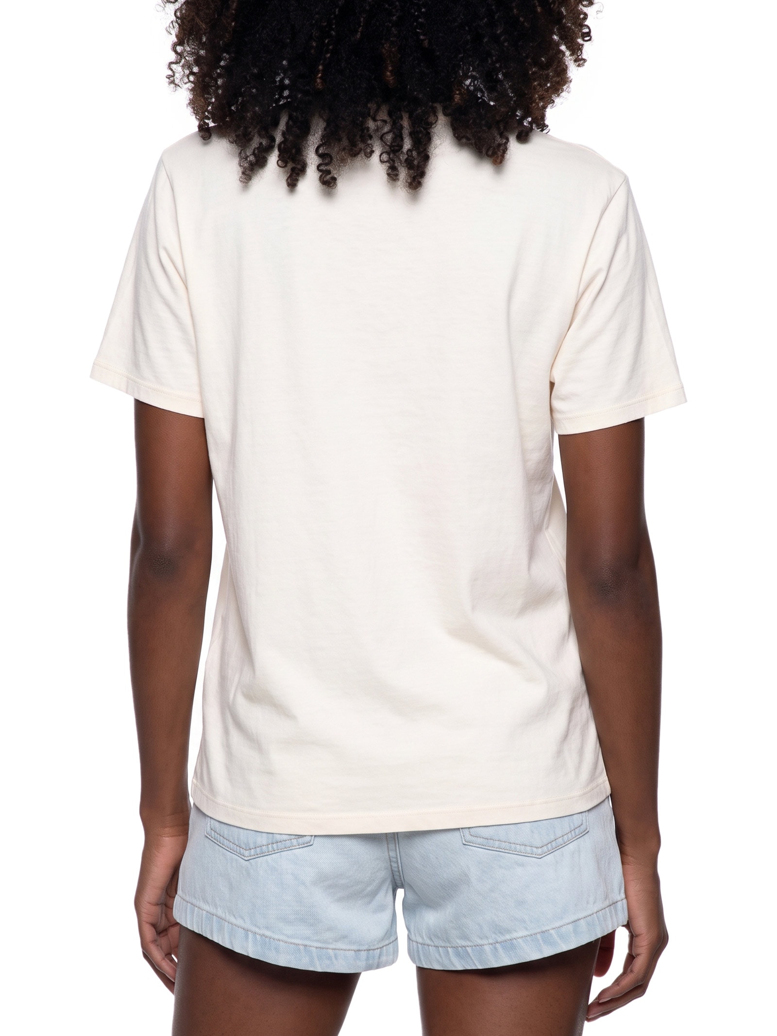 Camiseta Feminina Classic Rota Viva Off White Cantão