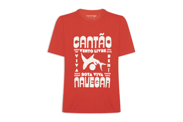 Camiseta Feminina Classic Rota Viva - Vermelho