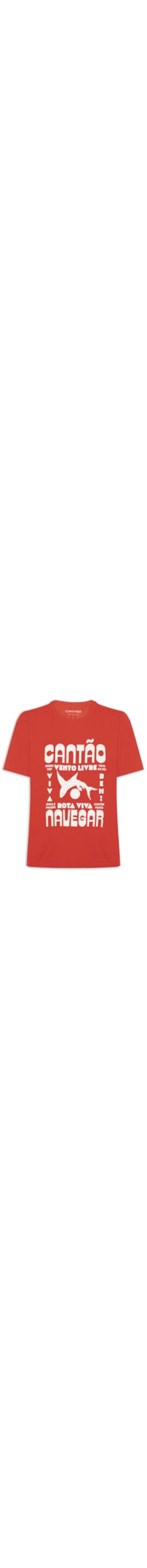 Camiseta Feminina Classic Rota Viva - Vermelho