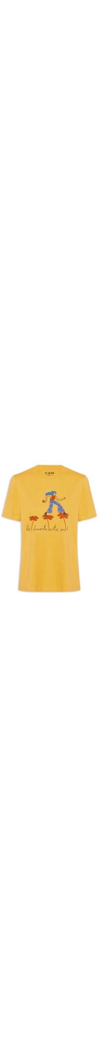 Camiseta Feminina Classic Suerte - Amarelo