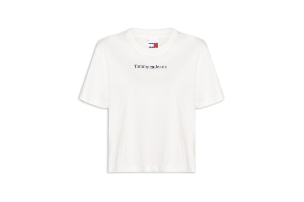 Camiseta Feminina Cls Linear Tee Im - Branco