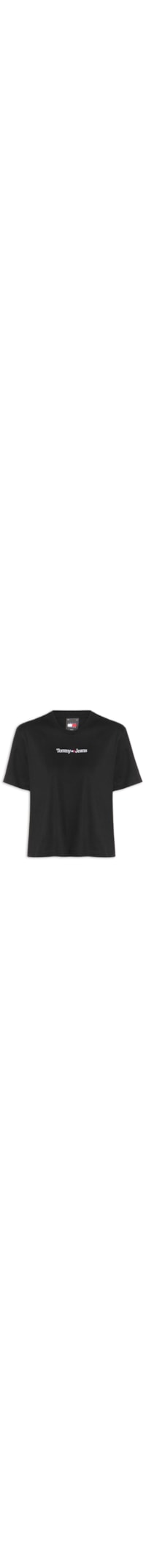 Camiseta Feminina Cls Linear Tee Im - Preto