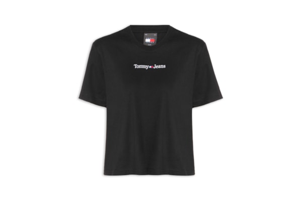 Camiseta Feminina Cls Linear Tee Im - Preto