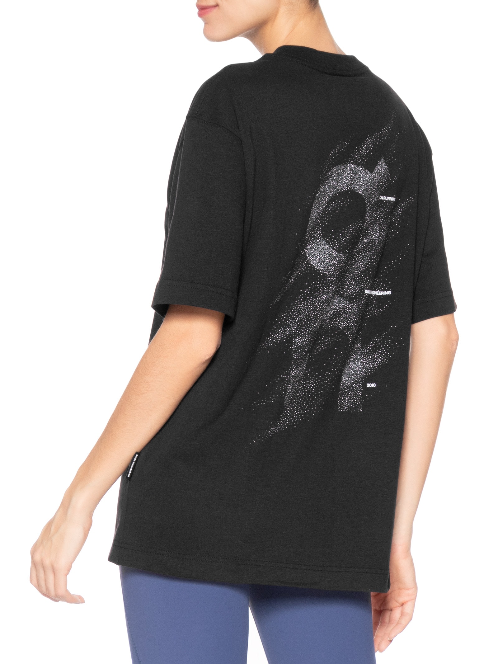 Camiseta Feminina Club-T Graphic Preto On Running