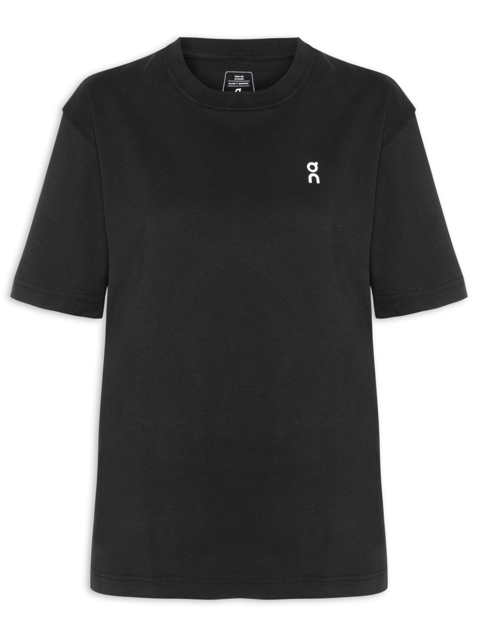 Camiseta Feminina Club-T Graphic Preto On Running