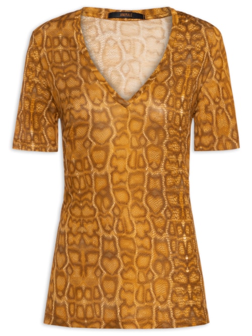 Camiseta Feminina Cobra Lajedo Brick – Marrom