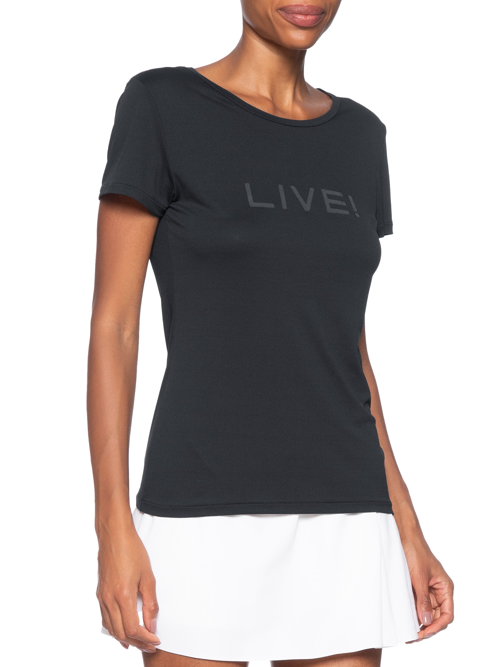 Camiseta Feminina Comfort Preto Live!