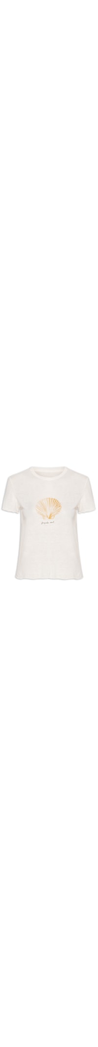 Camiseta Feminina Concha Brazilian Soul - Branco