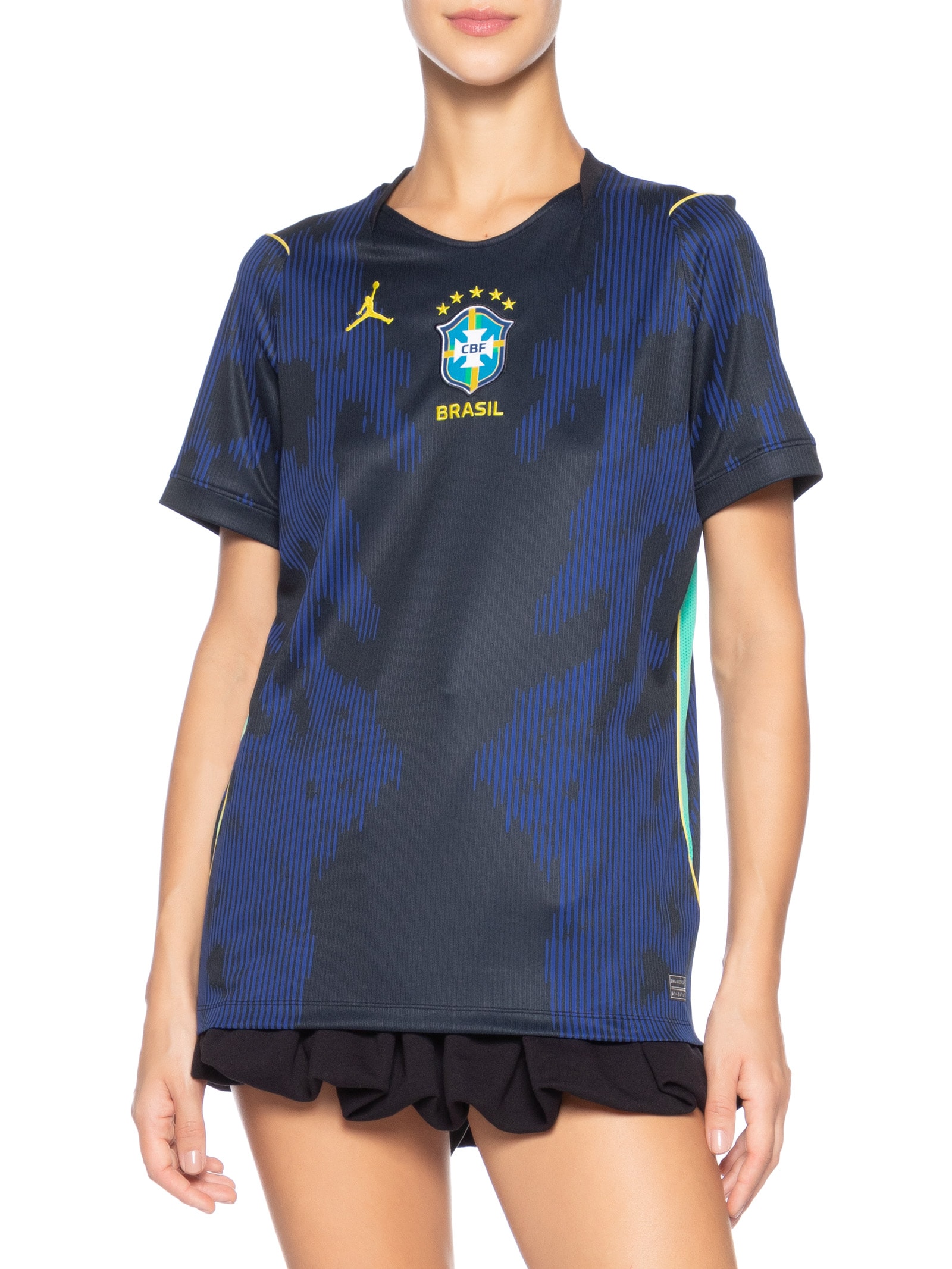 Camiseta Feminina Copa Brasil Torcedora Pro Azul Nike
