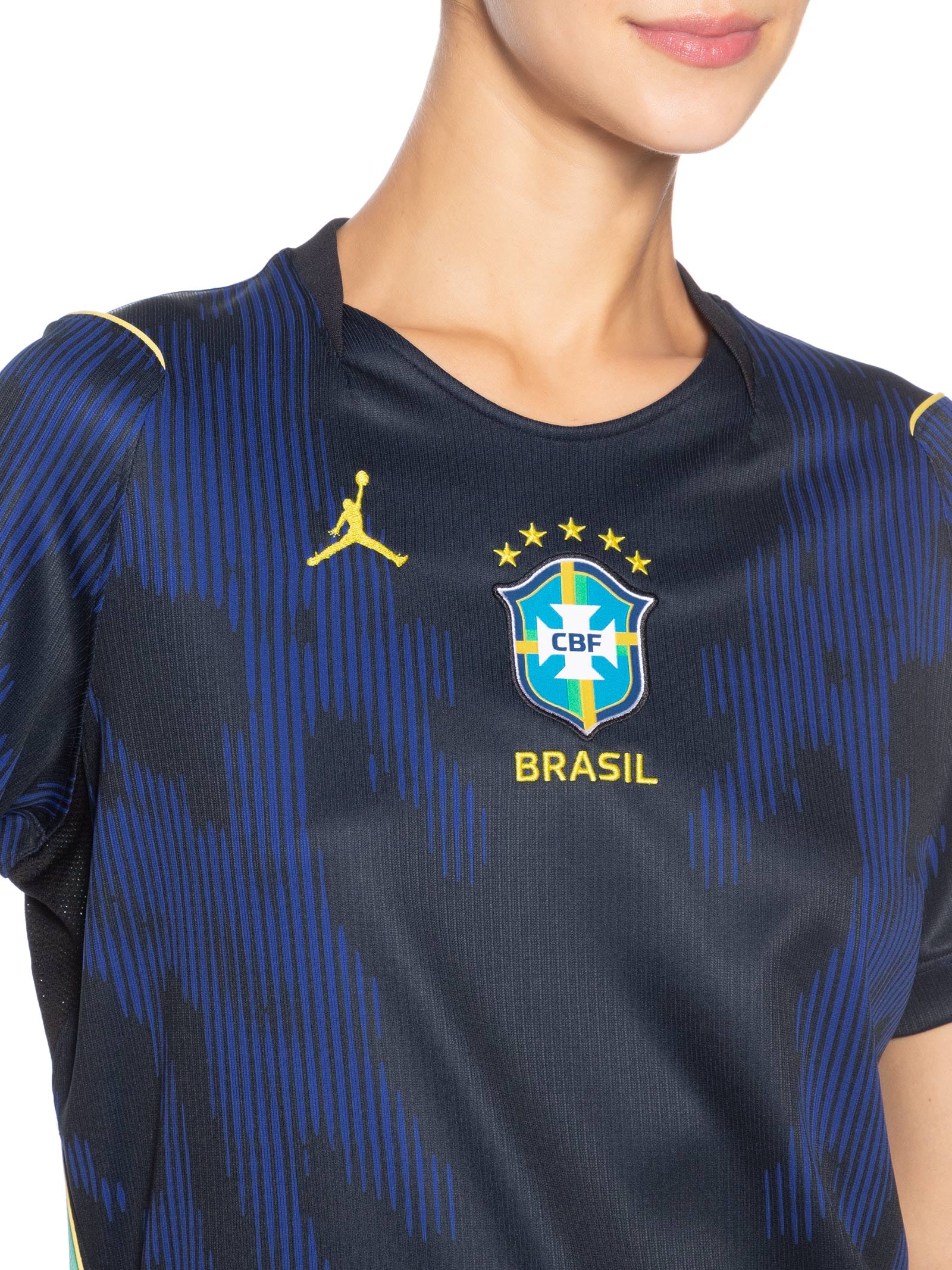Camiseta Feminina Copa Brasil Torcedora Pro Azul Nike