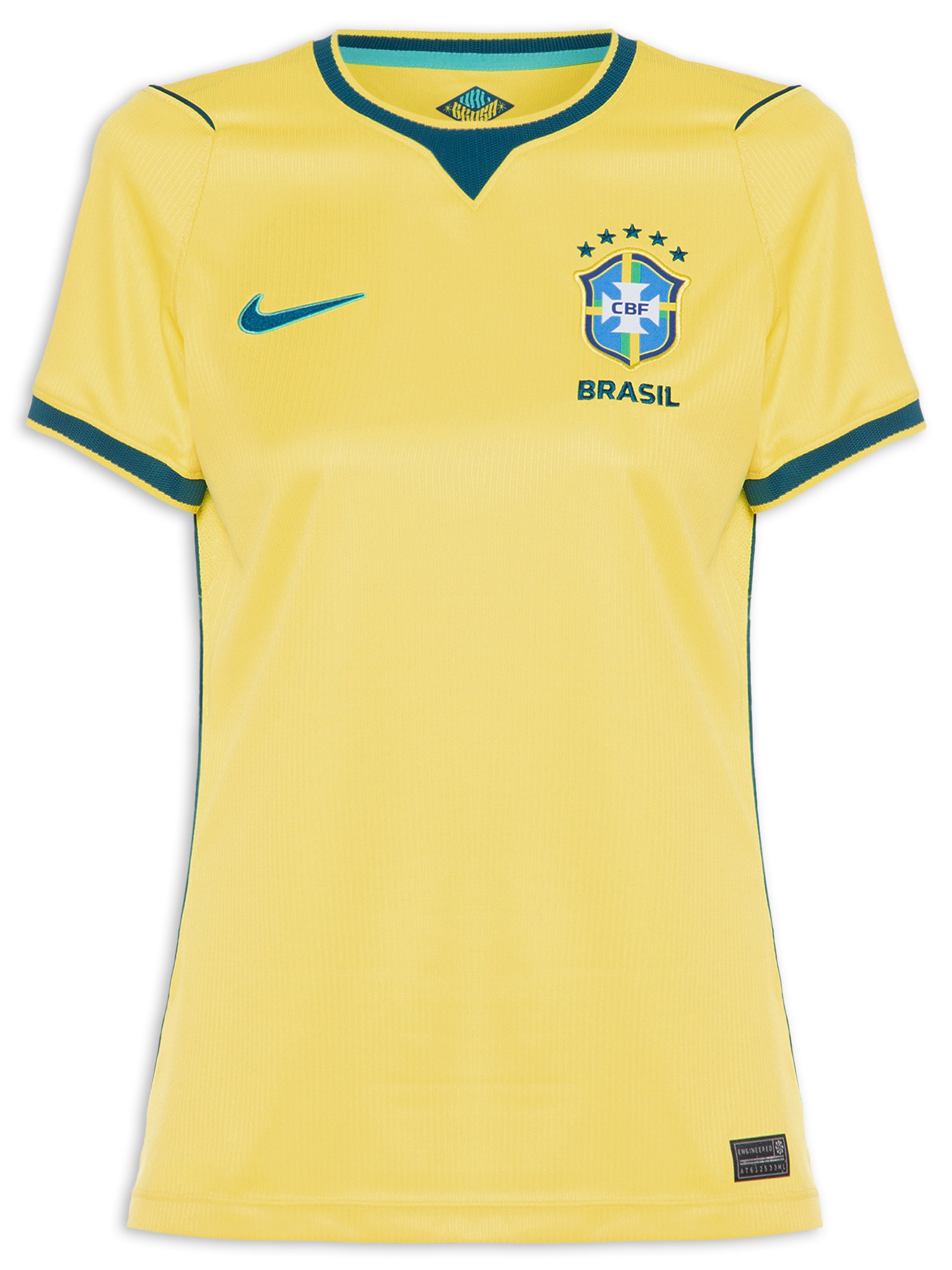 Camiseta Feminina Copa Brasil Torcedora Pro– Amarelo Nike