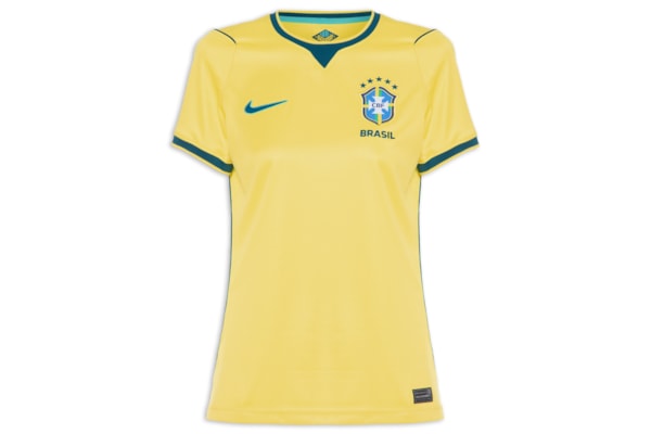 Camiseta Feminina Copa Brasil Torcedora Pro– Amarelo