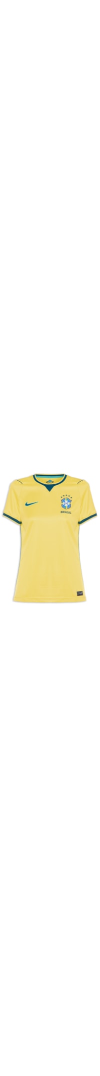 Camiseta Feminina Copa Brasil Torcedora Pro– Amarelo