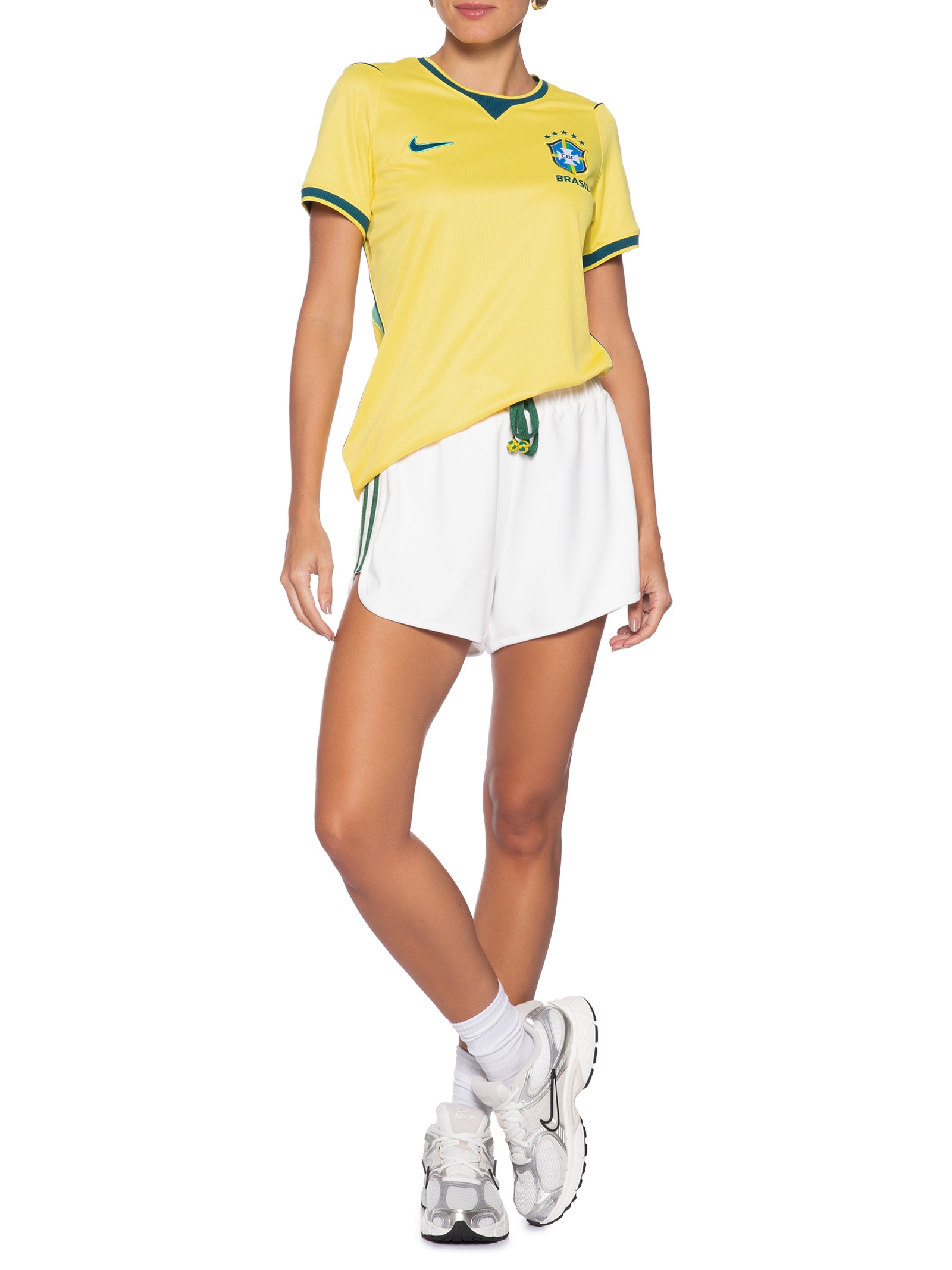 Camiseta Feminina Copa Brasil Torcedora Pro– Amarelo Nike