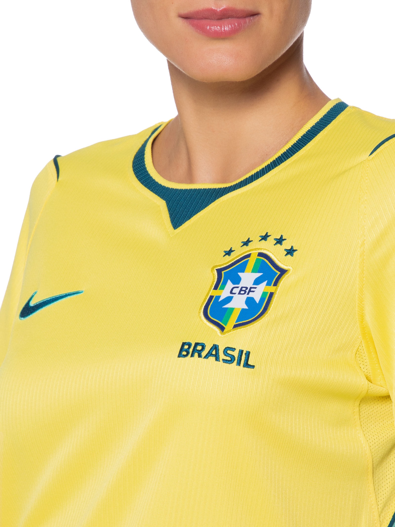 Camiseta Feminina Copa Brasil Torcedora Pro– Amarelo Nike