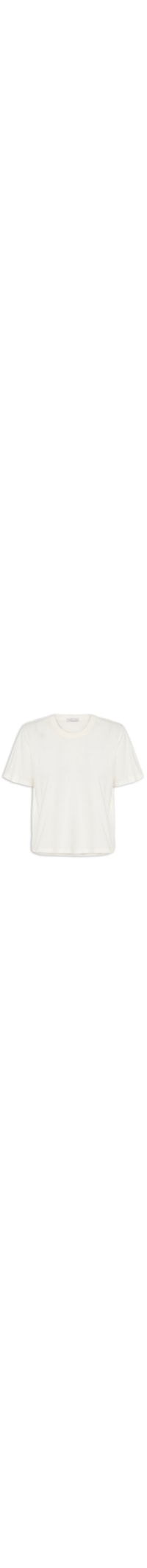 Camiseta Feminina Costas Bordadas - Off White