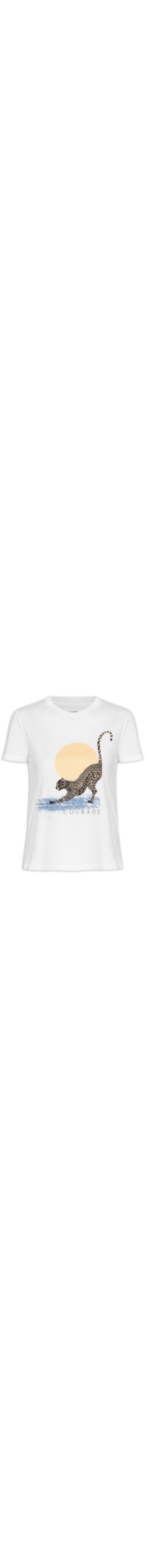 Camiseta Feminina Courage - Branco