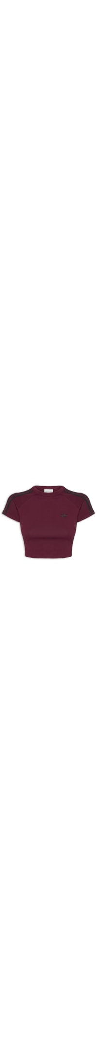 Camiseta Feminina Cropped Adicolor - Vermelho