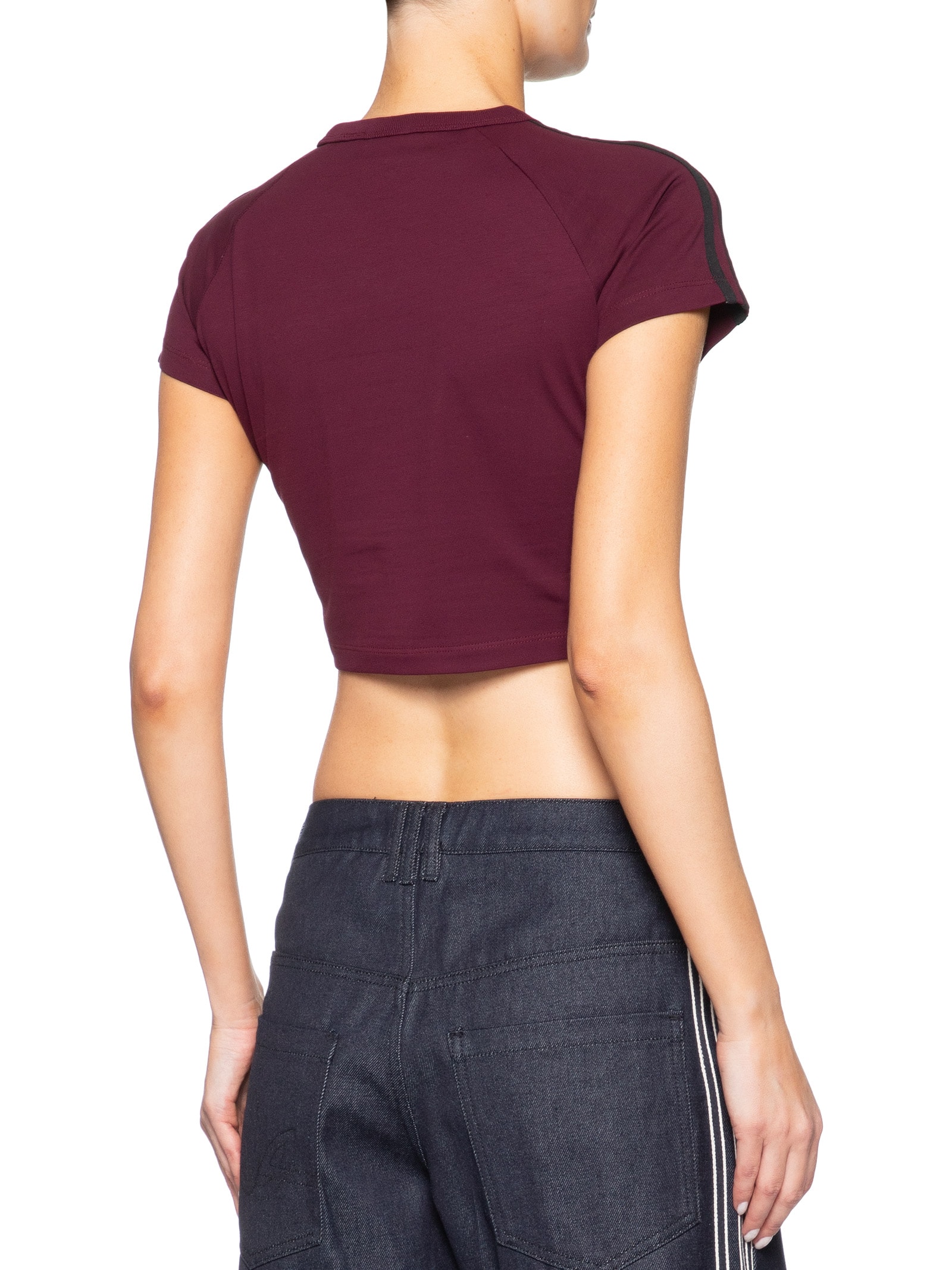 Camiseta Feminina Cropped Adicolor Vermelho Adidas Originals