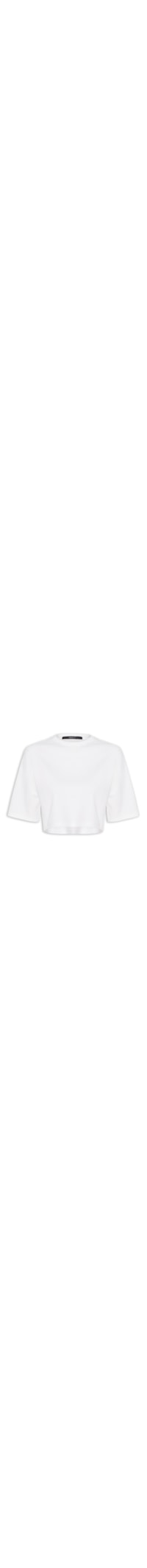 Camiseta Feminina Cropped - Off White
