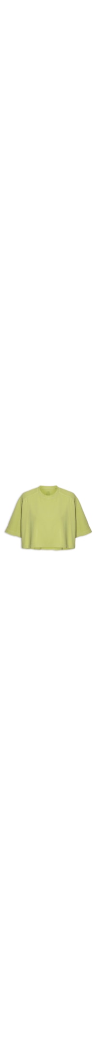 Camiseta Feminina Cropped Texturas - Verde