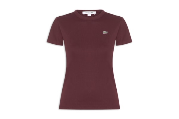 Camiseta Feminina De Algodão Canelada - Marrom