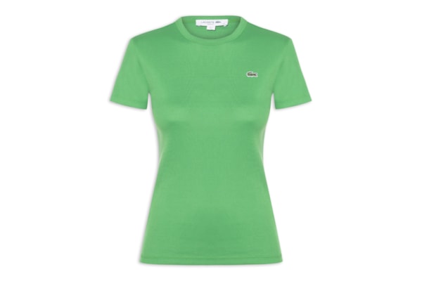 Camiseta Feminina De Algodão Canelada - Verde