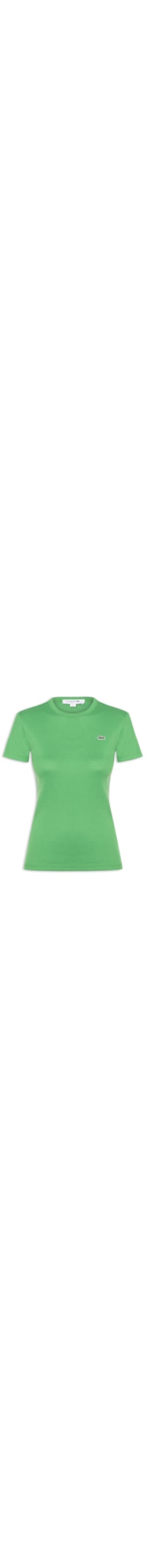 Camiseta Feminina De Algodão Canelada - Verde
