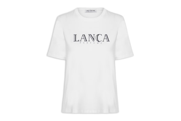 Camiseta Feminina Decote Redondo - Branco