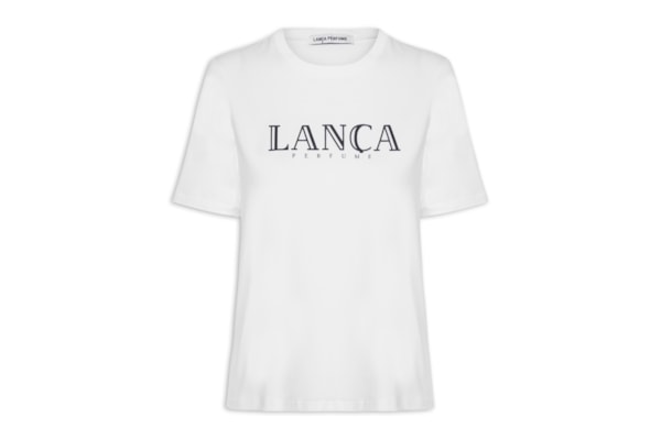 Camiseta Feminina Decote Redondo - Branco