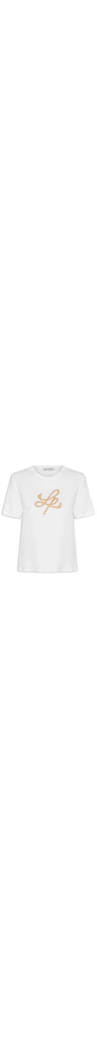 Camiseta Feminina Decote Redondo - Branco