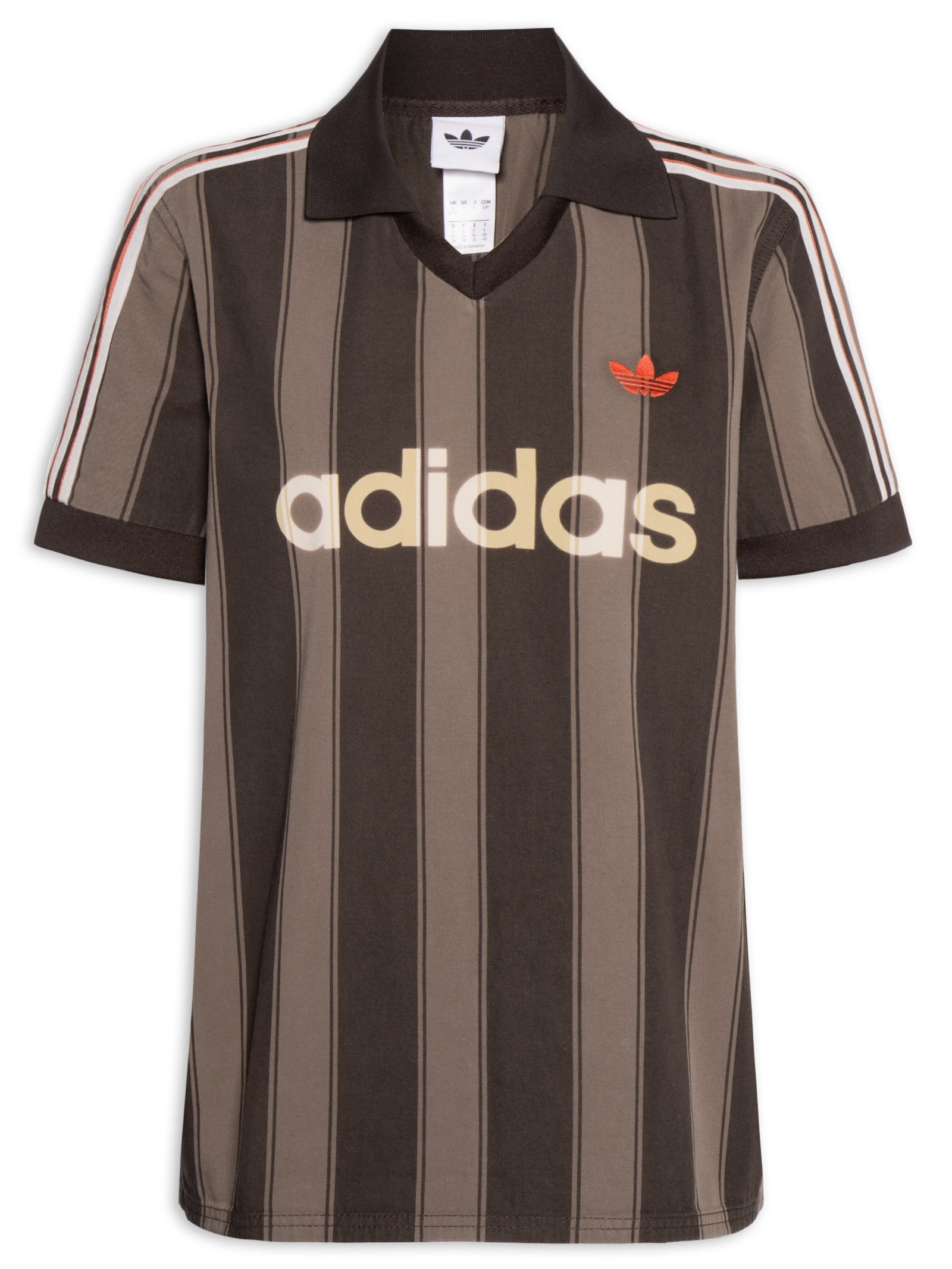 Camiseta Feminina Denim Jersey Marrom Adidas Originals