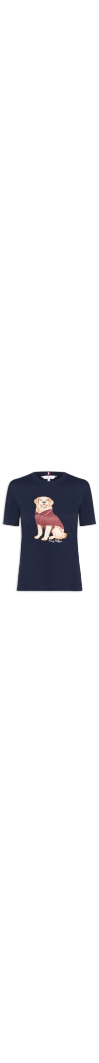 Camiseta Feminina Dog C-NK Tee - Azul