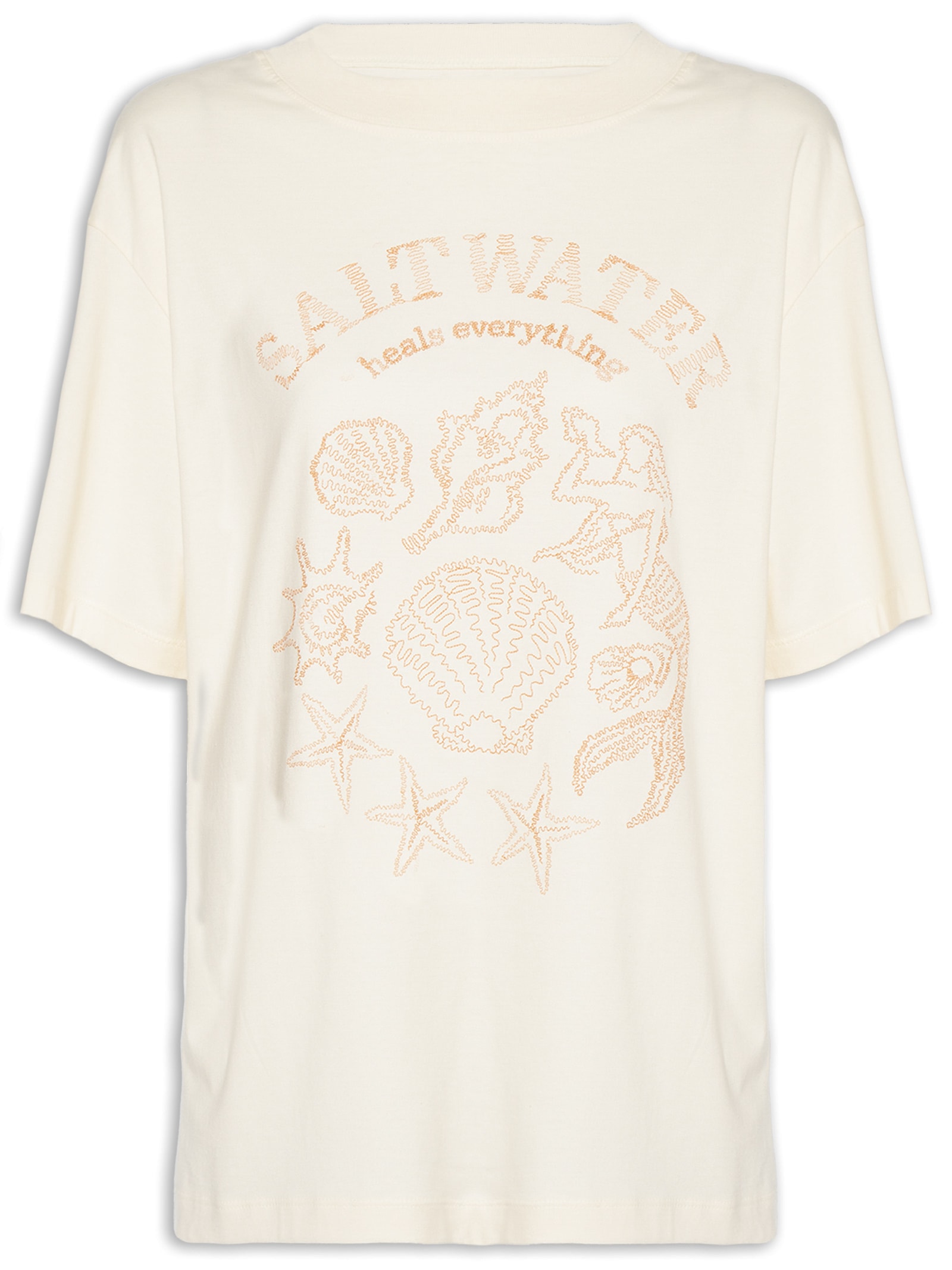 Camiseta Feminina Double Salt Water – Bege Dress To
