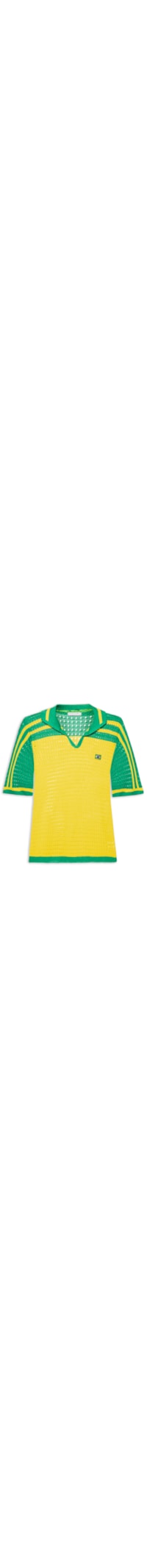 Camiseta Feminina em Tricot Copa - Amarelo