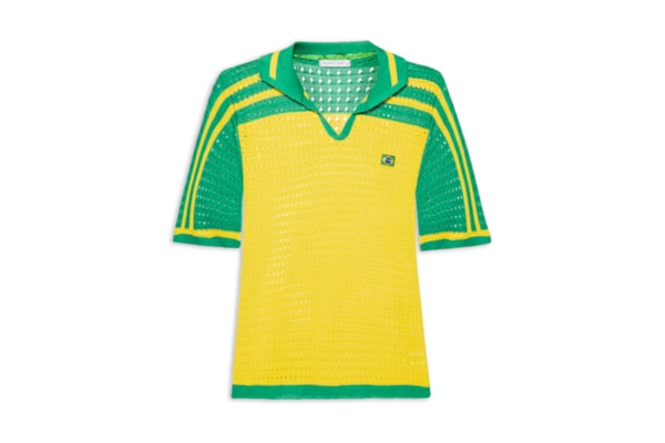 Camiseta Feminina em Tricot Copa Brasil - Amarelo