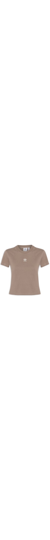Camiseta Feminina Ess Slim - Marrom