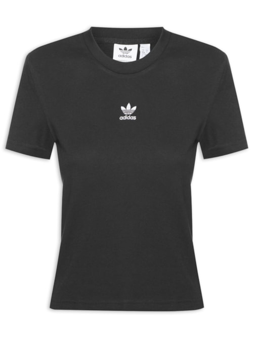 Camiseta Feminina Ess Slim - Preto