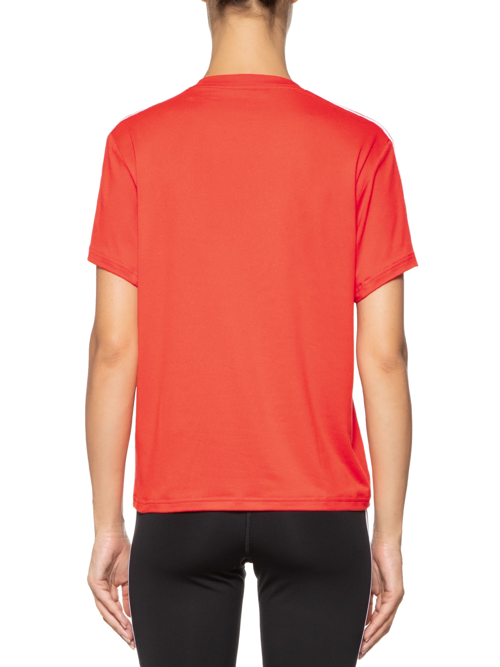 Camiseta Feminina Essential 3 Listras - Adidas - Vermelho