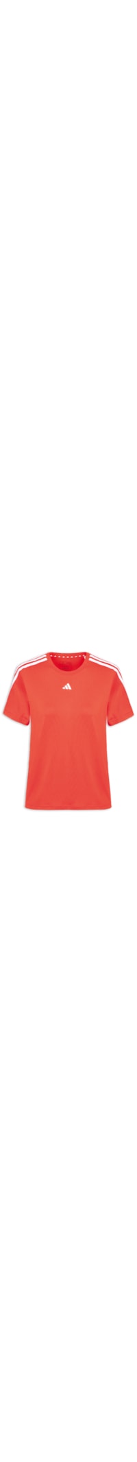 Camiseta Feminina Essential 3 Listras - Vermelho