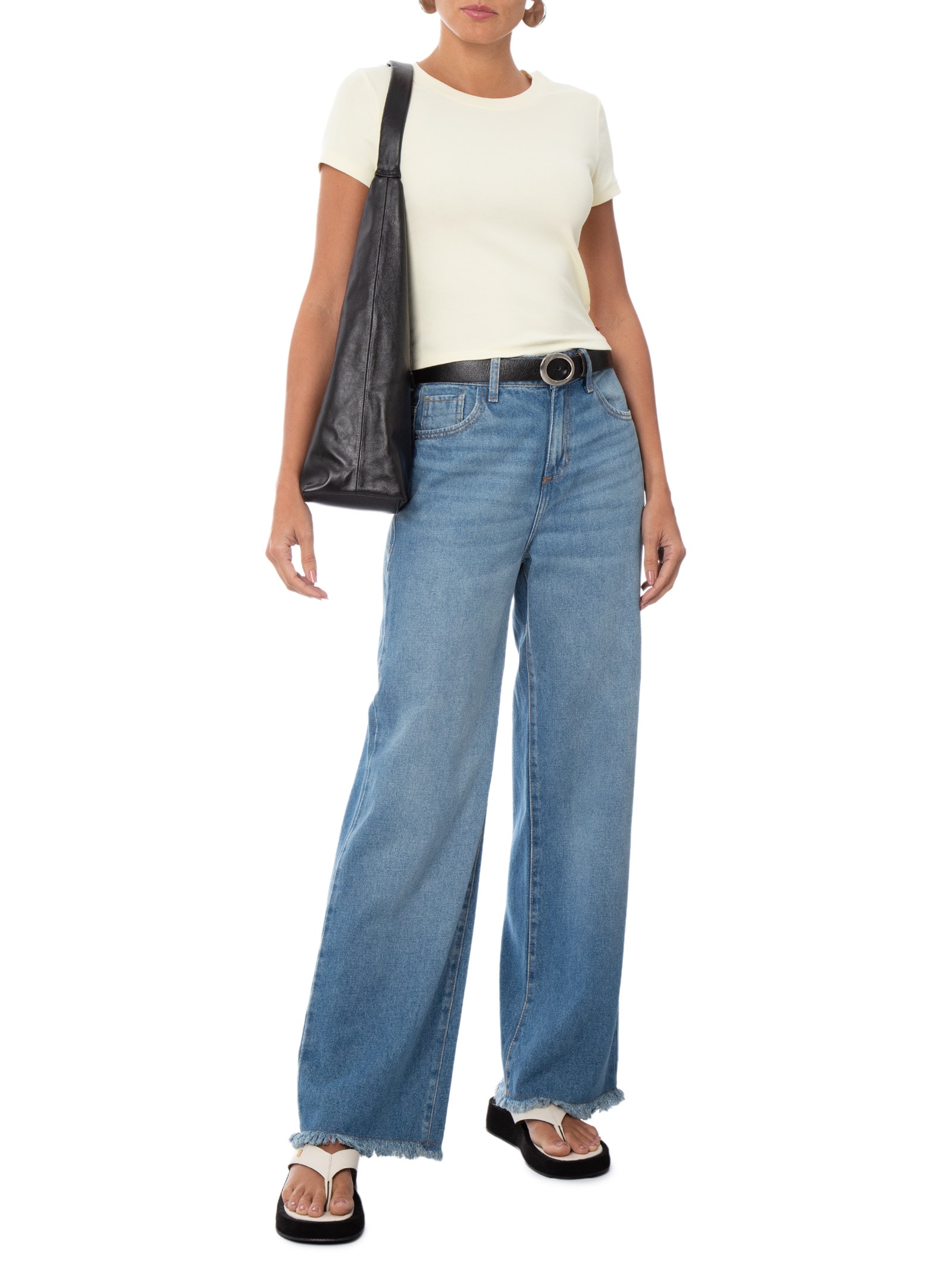 Camiseta Feminina Essential Baby Tee Amarelo Levi's