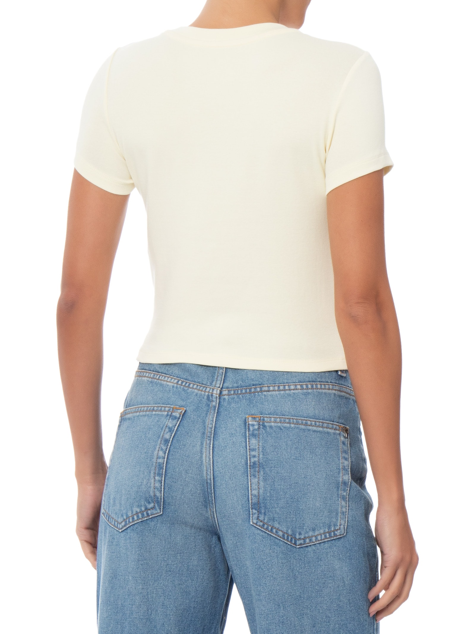 Camiseta Feminina Essential Baby Tee Amarelo Levi's