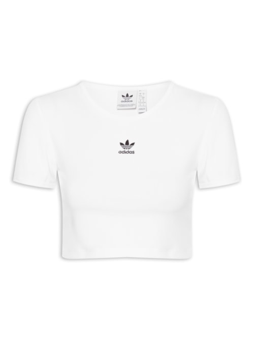 Camiseta Feminina Essential Rib – Branca