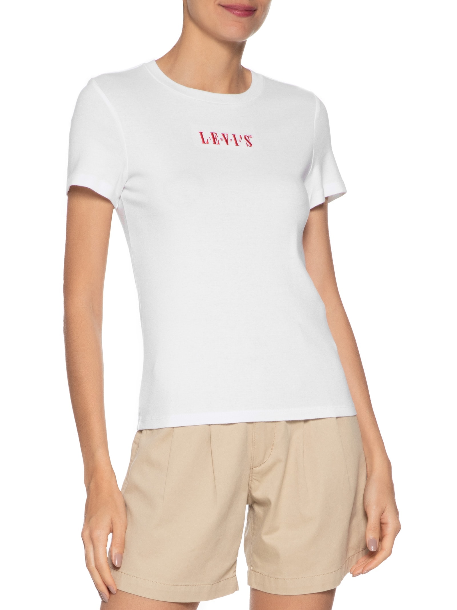 Camiseta Feminina Essential Tee Branco Levi's